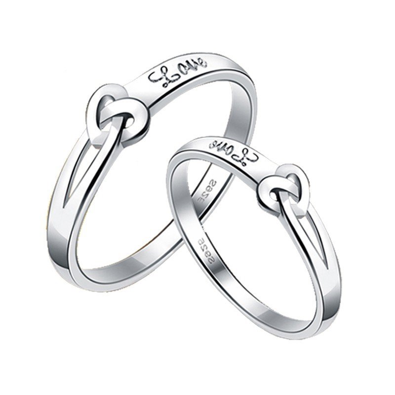 Couple Rings 925 Silver Rings for Men and Women