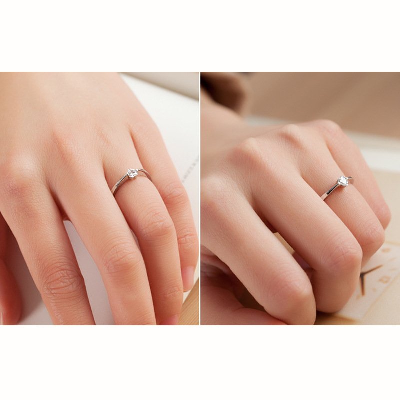 925 Silver Men and Women Couple Rings Love Endless LOVE Heart FOREVER Ring